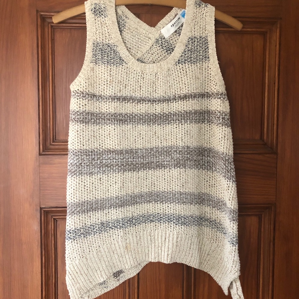 Anthropologie Sparrow Knit Striped Tank
